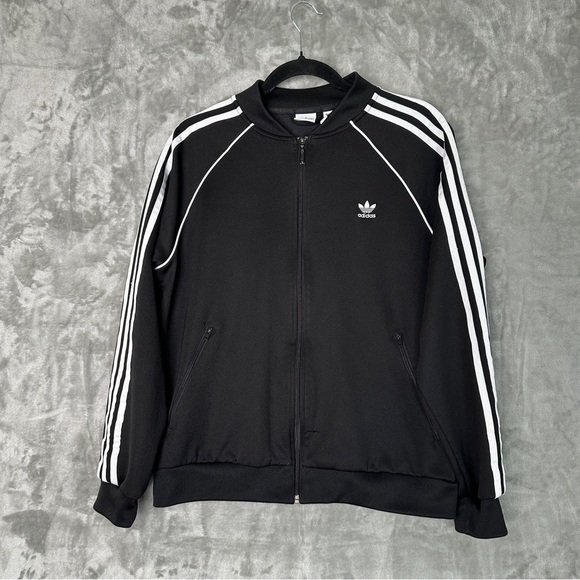 Adidas Men's Black Track Jacket - Picture 1 of 12